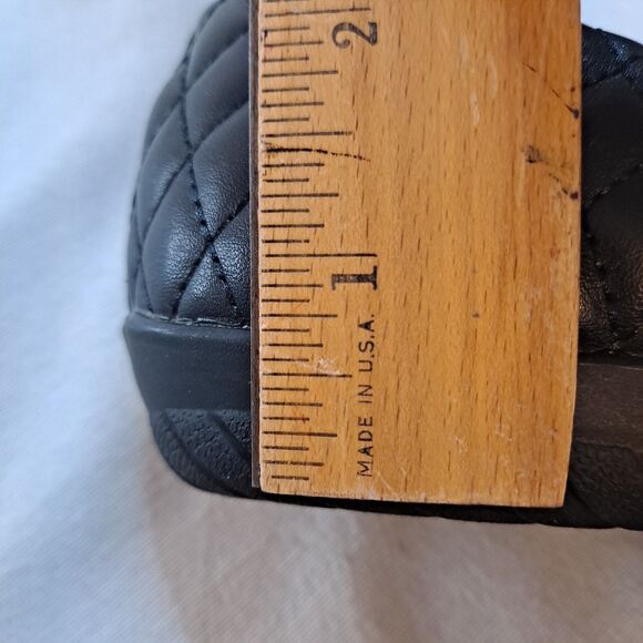 Axxiom Kota Quilted Ballet Flats Women's Size 8M Black Faux Leather - Picture 10 of 10